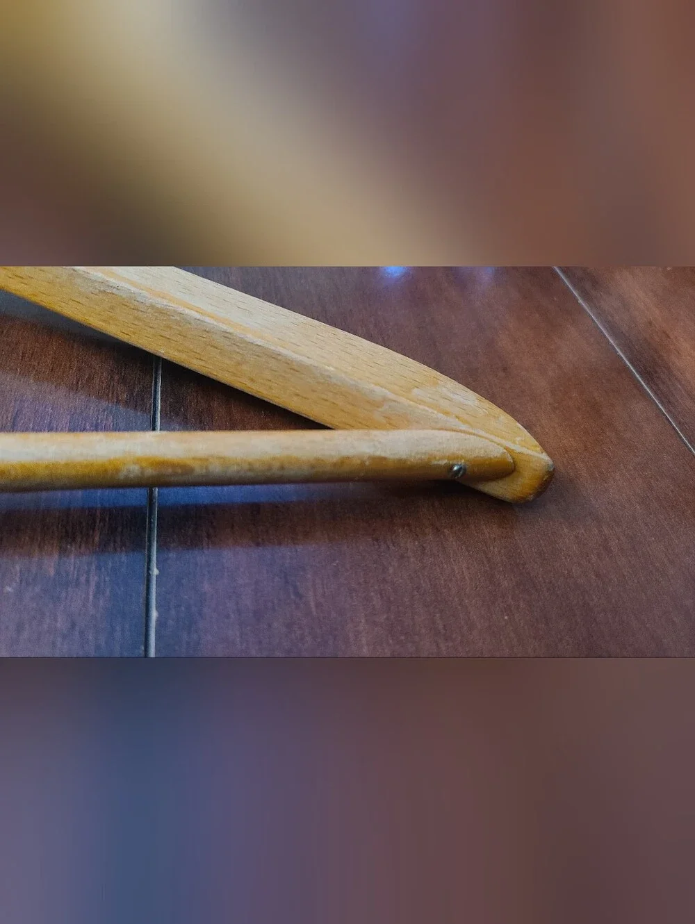 Vtg Loew's Hotels Wooden Hanger Mid-Century Hotel Advertising Memorabilia